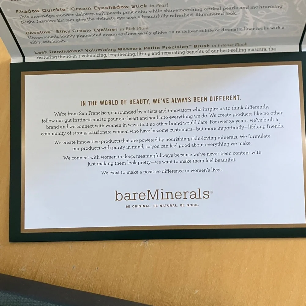 bareMinerals Divine Decadence Purely Neutral Palette - Green & Gold Design NEW - Picture 3 of 9